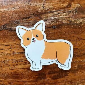 Curious Corgi Sticker